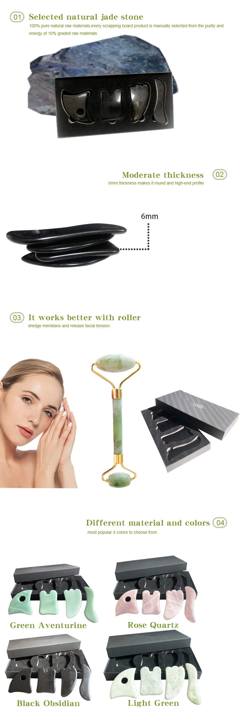 Dart Shaped Gua Sha Guasha Board Black Obsidian Jade Stone Scraping Massage Tool Gua Sha Board